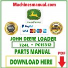 John Deere 724L Loader Parts Catalog Manual Download Pdf-PC15312