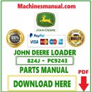 John Deere 824J Loader Parts Catalog Manual Download Pdf-PC9243