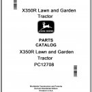 John Deere X350r Lawn and Garden Tractor Parts Manual Download Pdf-Pc12708