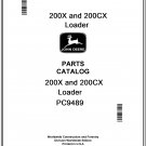 John Deere 200X and 200CX Loader Parts Catalog Manual Download Pdf-PC9489