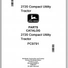 John Deere 2720 Compact Utility Tractor Parts Catalog Manual Download Pdf-PC9791