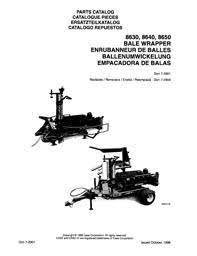 Case IH 8650 Bale Wrapper Parts Catalog Manual PDF