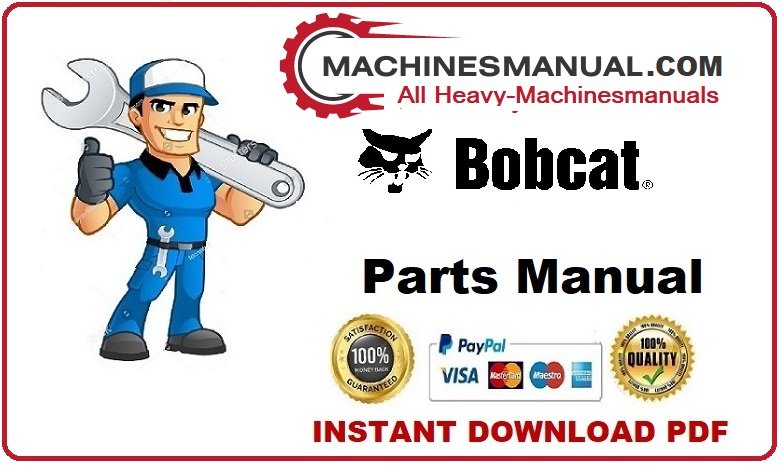 Bobcat S205 Skid Steer Loader Parts Manual Pdf 530511001 & Above