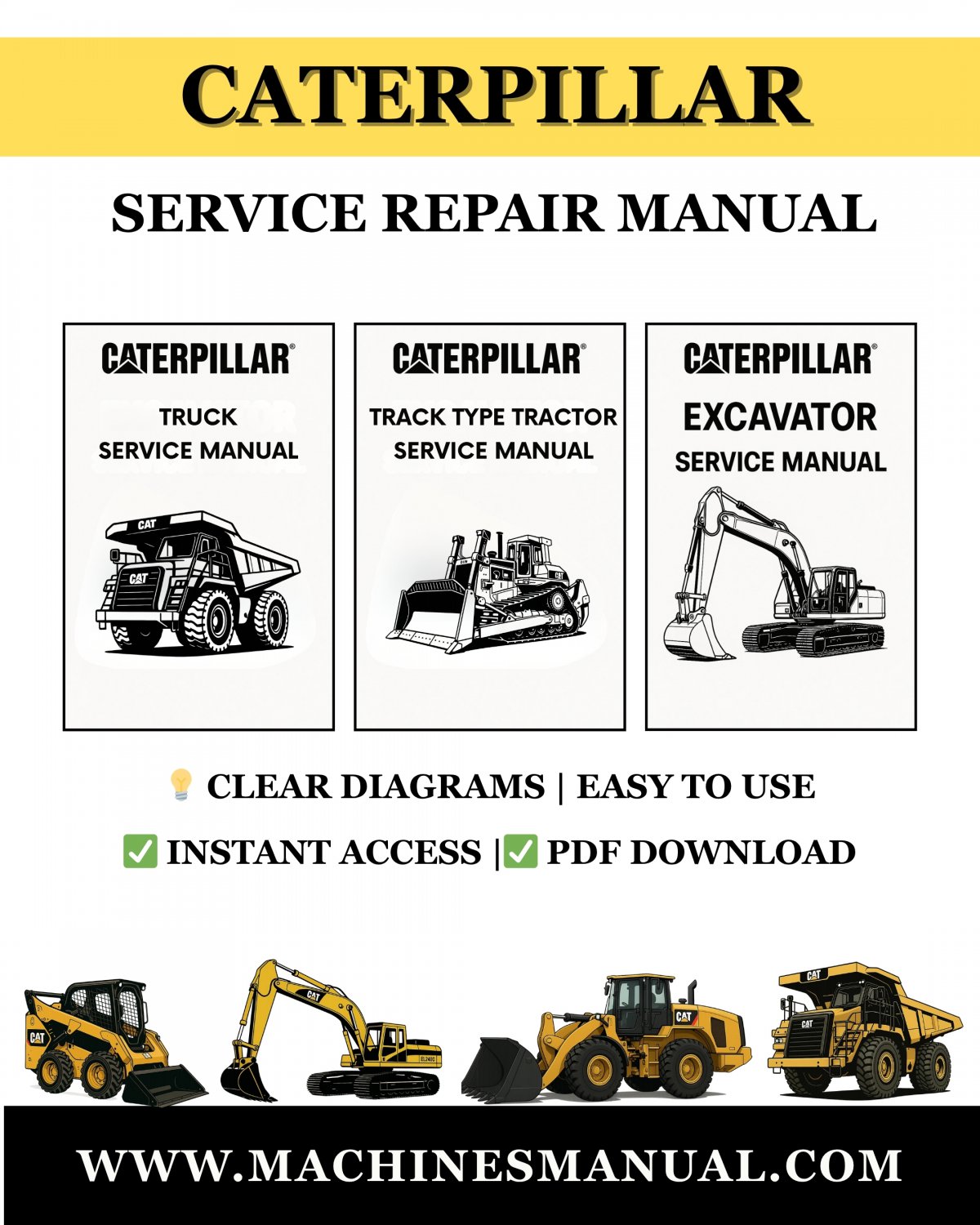 Service Manual 268B Caterpillar Skid Steer Loader LBA