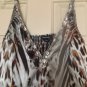 BeBe two (2) piece outfit Size L Leopard Print Jewel Embellished