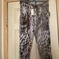 BeBe two (2) piece outfit Size L Leopard Print Jewel Embellished