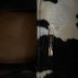 SMALL BLACK AND WHITE PATCHES PURSE SHOULDER BAG CROSS BODY