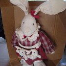 Vintage 1994 HandCrafted Anco Mama Bunny Rabbit & Babies over 2ft tall