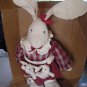 Vintage 1994 HandCrafted Anco Mama Bunny Rabbit & Babies over 2ft tall