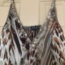 BeBe two piece outfit leopard print stylish and sexy LG jewel embellished