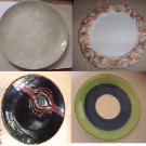 HAND PAINTED DECORATIVE COLLECTIBLE PLATES  4 AVAILBLE