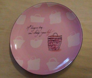 Rosanna "A Designer Bag can Change your Life" Salad Plate  2 avail