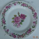 Da Zhong dinner plate floral pink rose