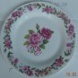 Da Zhong dinner plate floral pink rose