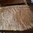 NATURAL STRAW HAND MADE TROPICAL PURSE EACH STRAND WEAVED WITH ACCENT BEADS
