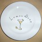 Pottery Barn Appetizer Plate 3 TO CHOOSE FROM Lemon Drop Appletini or Blue Moon
