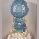 BABY BOY DIAPER CAKE BLUE  21" TALL