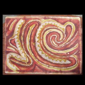 Mola I Floor Cloth or Table Topper