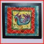 "Yes?" Original Batik Painting of a Bird