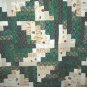 Green Woodpile Sofa Size Quilt, 55"x73"