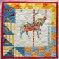Red Merry-Go-Round Horse Wall Hanging, 12"