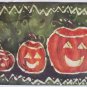 Pumkin Row batik floor cloth or table topper