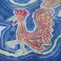 Pecking Order Batik Floor Cloth/Table Topper