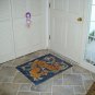 Pecking Order Batik Floor Cloth/Table Topper