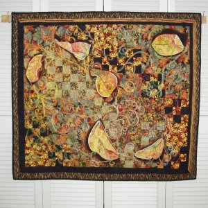 Leaves Wall Quilt, 40x45 inches