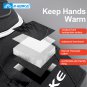 INBIKE Men Winter Eva Pad Reflective Strip Nylon Fabric Touch Screen Riding Motorcycle Gloves IM710