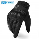 INBIKE Airflow Motorbike Touch Screen Leather Anti Skid Downhill Hiking Motorcycle Gloves IM801