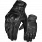 INBIKE Men Zipper Leather Full Finger Touchscreen Protective Motocross Racing Gloves IM805