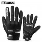 INBIKE Men Sport Full Finger Gloves Shockproof Touch Screen Riding Motorcycle Gloves for Bike IM910