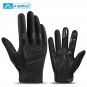 INBIKE Men Fabric Gloves Touch Screen Full Finger Mountain Bike Bicycle Cycling Gloves MC010