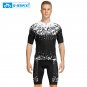 INBIKE Mens Cycling Jersey Set Outdoor Sport Shorts 3D Gel Padded T Shirt MTB Bike Jersey Suit G05
