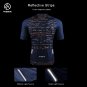 INBIKE Summer Short 3 Pockets Skin Friendly Reflective Non Slip Shirt MTB Bike Cycling Jersey JS006