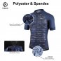 INBIKE Summer Short 3 Pockets Skin Friendly Reflective Non Slip Shirt MTB Bike Cycling Jersey JS006