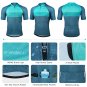 INBIKE Mens Short Shirts Elasticated Pockets Silicone Rubber Reflective Strips Cycling Jersey JS009