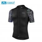 INBIKE Mens Shirts Polyester Fabric Short Sleeve Anti Skid Bicycle Cycling Jersey JS201