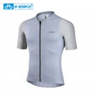 INBIKE Mens Breathable Polyester Short Sleeve Cycling Jersey with Pockets JS203