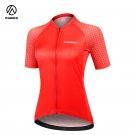 INBIKE Women short Sleeve Soft Shirts Breathable MTB Climbing Bicycle Cycling Jersey JS303