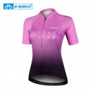 INBIKE Women Reflective Jersey Soft Shirts Anti Skid Running Climbing Bicycle Cycling Jersey JS305