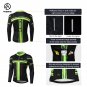 INBIKE Mens Breathable Fabric Long Sleeves Silicone Pad Cycling Jersey Set xingmu