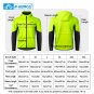 INBIKE Winter Sport Softshell Thermal Fleece Waterproof MTB Bike Cycling Jacket with Hood WJ605
