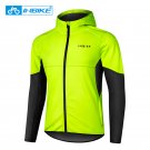 INBIKE Winter Sport Softshell Thermal Fleece Waterproof MTB Bike Cycling Jacket with Hood WJ605