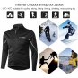 INBIKE Mens Windproof Fleece Warm Thermal Shell Coat Bike Climbing Cycling Windbreaker Jacket QG200