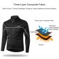 INBIKE Mens Windproof Fleece Warm Thermal Shell Coat Bike Climbing Cycling Windbreaker Jacket QG200