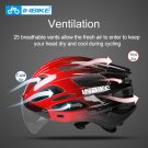 INBIKE Unisex PC Lens Helmet Detachable Magnetic Goggles Bicycle Cycling Bike Helmet IH19301