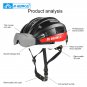 INBIKE EPS Foam Breathable 22pcs Vets Personal Protective Ski Motorcycle Helmet MX-7