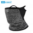 INBIKE Ice Silk Anti Uv Hanging Ears Fabric Sport Protection Half Face Masks LF7445